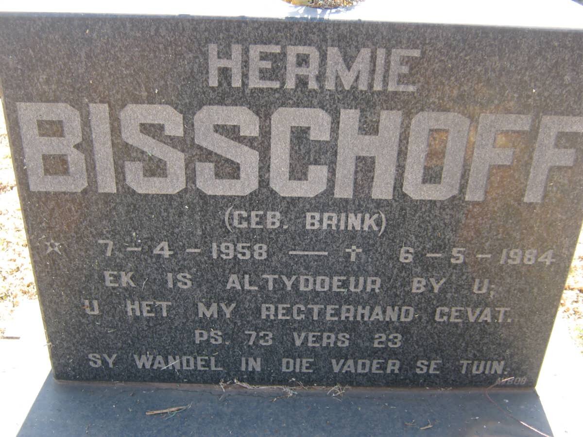 BISSCHOFF Hermie nee BRINK 1958-1984
