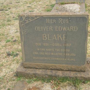 BLAKE Oliver Edward 1891-1957