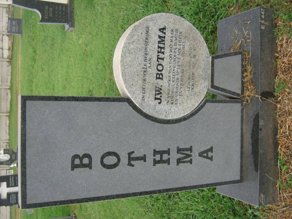 BOTHMA J.W. 1949-200?