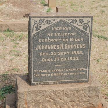 BOOYENS Johannes H. 1888-1953