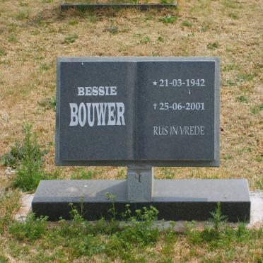 BOUWER Bessie 1942-2001