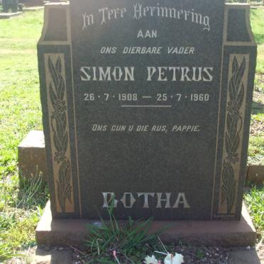 BOTHA Simon Petrus 1908-1960