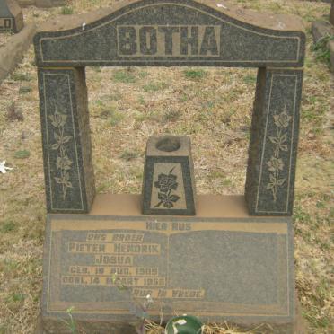 BOTHA Pieter Hendrik Josua 1909-1955