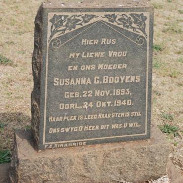 BOOYENS Susanna C. 1893-1940