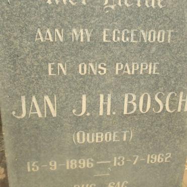 BOSCH Jan J.H. 1896-1962 &amp; J.C. 1907-199?