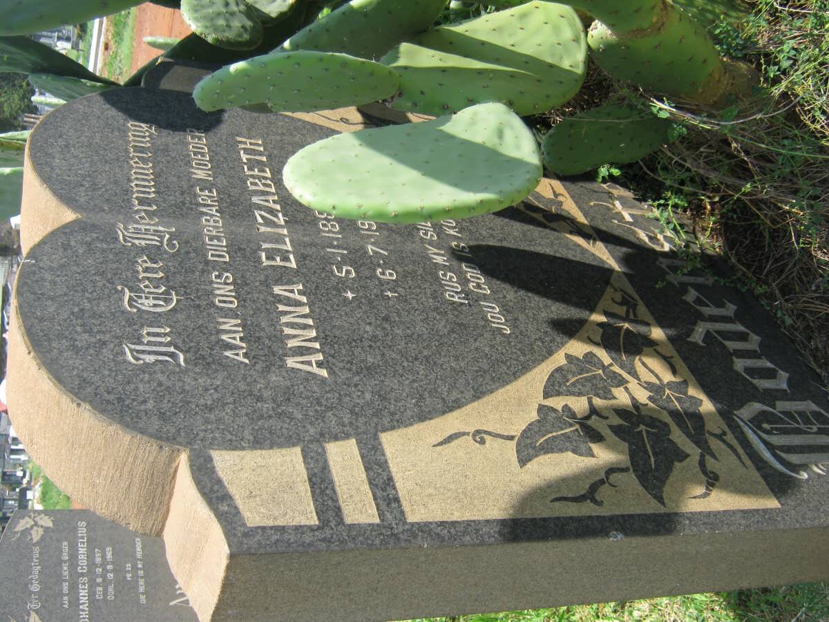 BODENSTEIN Anna Elizabeth 188?-19??