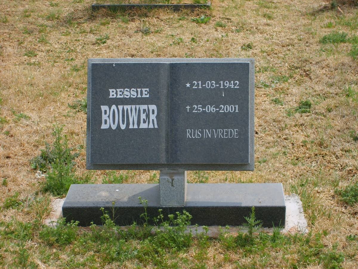 BOUWER Bessie 1942-2001