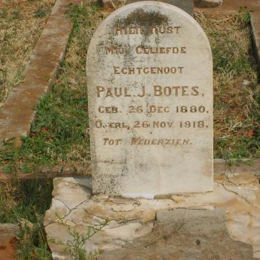 BOTES Paul J. 1880-1918