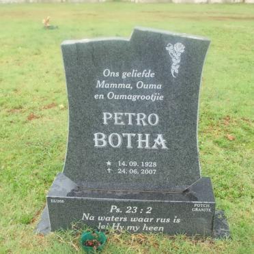 BOTHA Petro 1928-2007