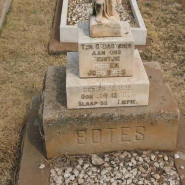 BOTES Dierek Johannes 1925-1926