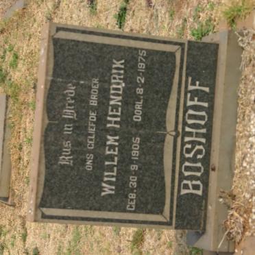 BOSHOFF Willem Hendrik 1905-1975