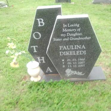 BOTHA Paulina Dikeledi 1960-2007