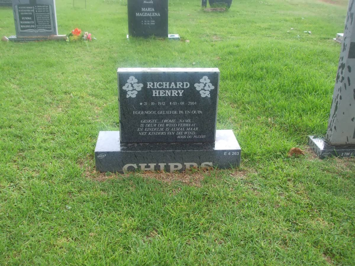 CHIPPS Richard Henry 1932-2004