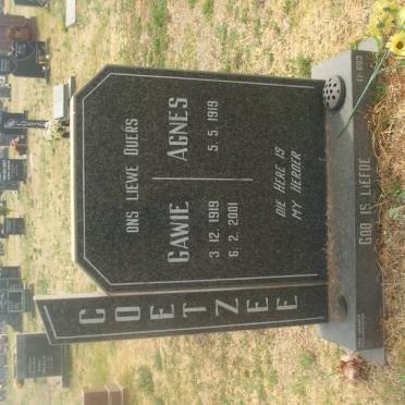 COETZEE Gawie 1919-2001