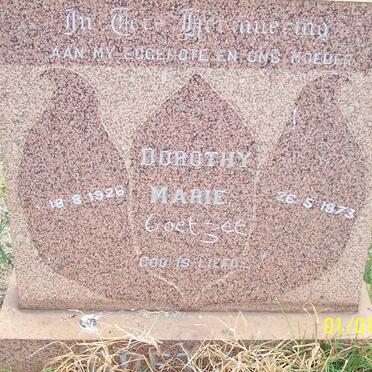 COETZEE Dorothy Marie 1926-1973