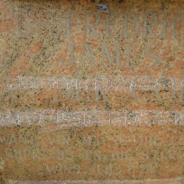 COLFF Frederik James, van der 1956-1994