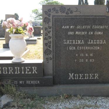 CORDIER Catrina Jacoba nee ESTERHUIZEN 1916-1983
