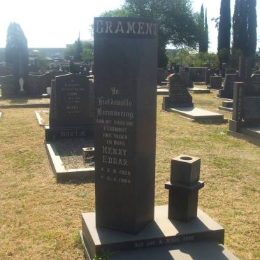 CRAMENT Henry Edgar 1928-1984