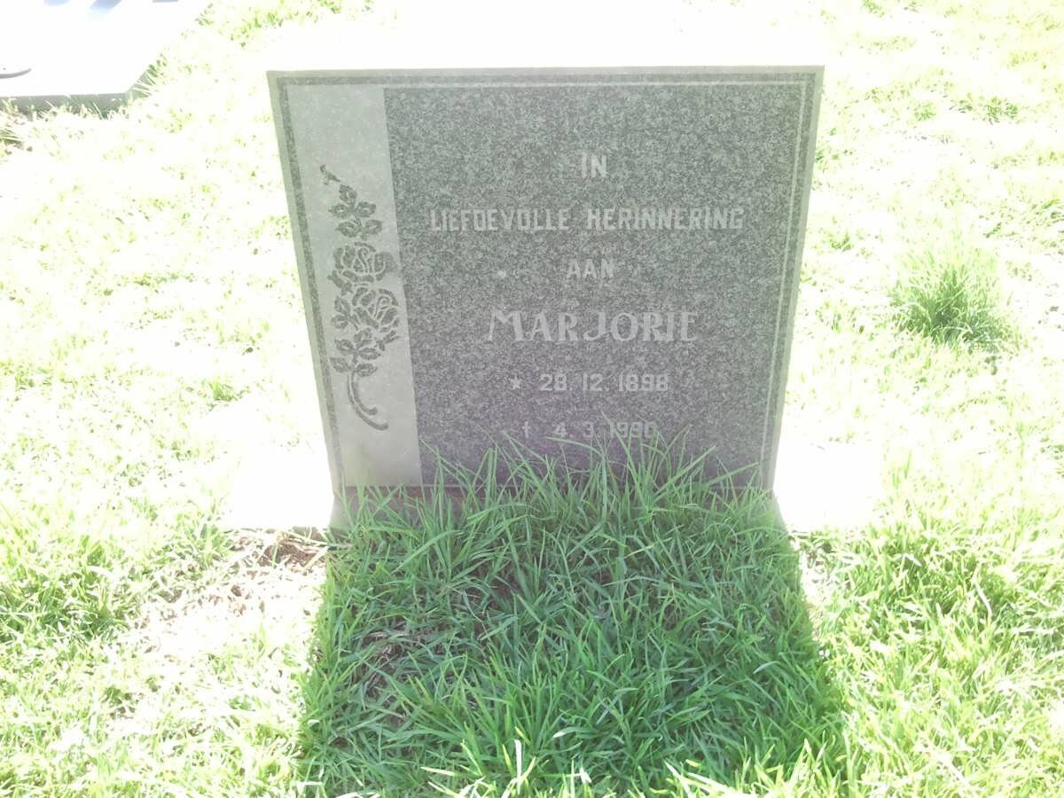 CRONJE Marjorie 1898-1990