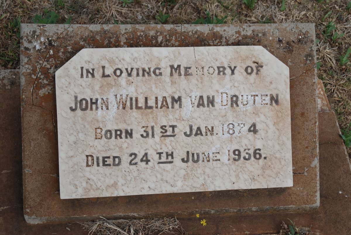 DRUTEN John William, van 1874-1936