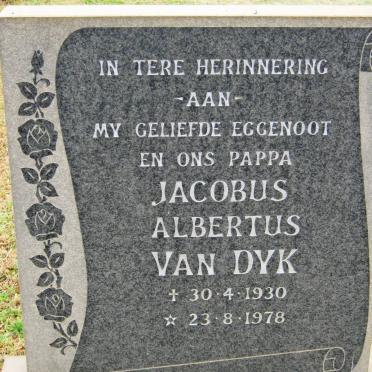 DYK Jacobus Albertus, van 1930-1978