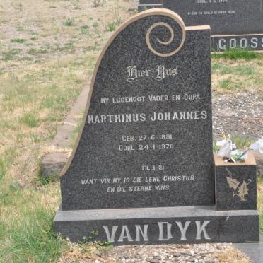 DYK Marthinus Johannes, van 1891-1970