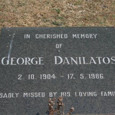 DANILATOS George 1904-1986