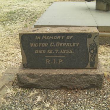 DERSLEY Victor G. -1955