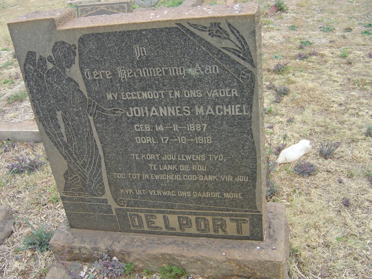 DELPORT Johannes Machiel 1887-1918