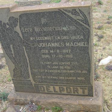 DELPORT Johannes Machiel 1887-1918