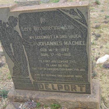 DELPORT Johannes Machiel 1887-1918