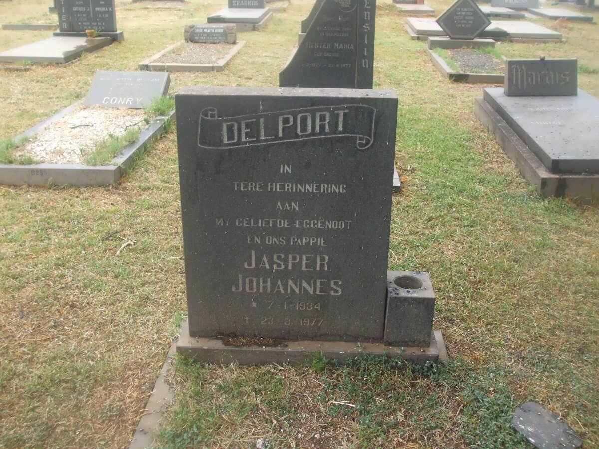 DELPORT Jasper Johannes 1934-1977