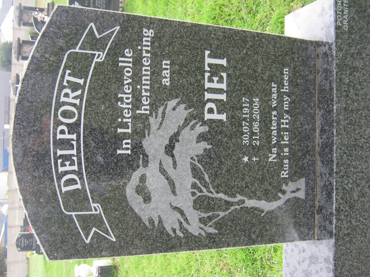 DELPORT Piet 1917-2004
