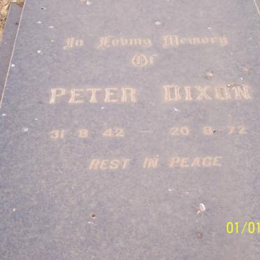 DIXON Pieter 1942-1972