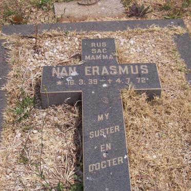 ERASMUS Nan 1939-1972