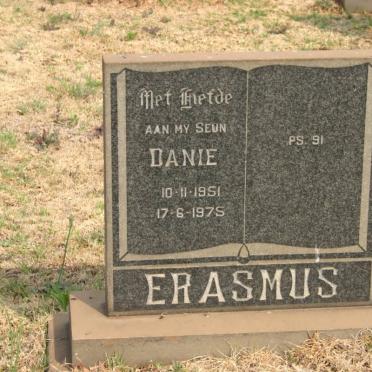 ERASMUS Danie 1951-1975