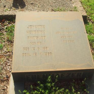 EBENHAEZER Johanna Hendrika Prinsloo nee NEL 1881-1966