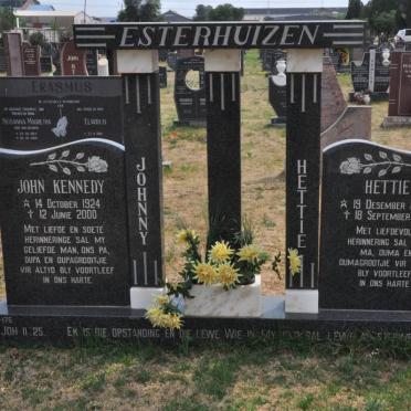ESTERHUIZEN John Kennedy 1924-2000 &amp; Hettie 1927-2009