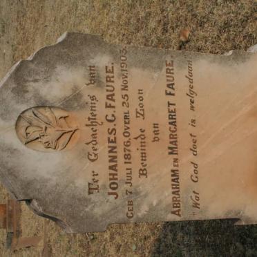 FAURE Johannes G. 1876-1903