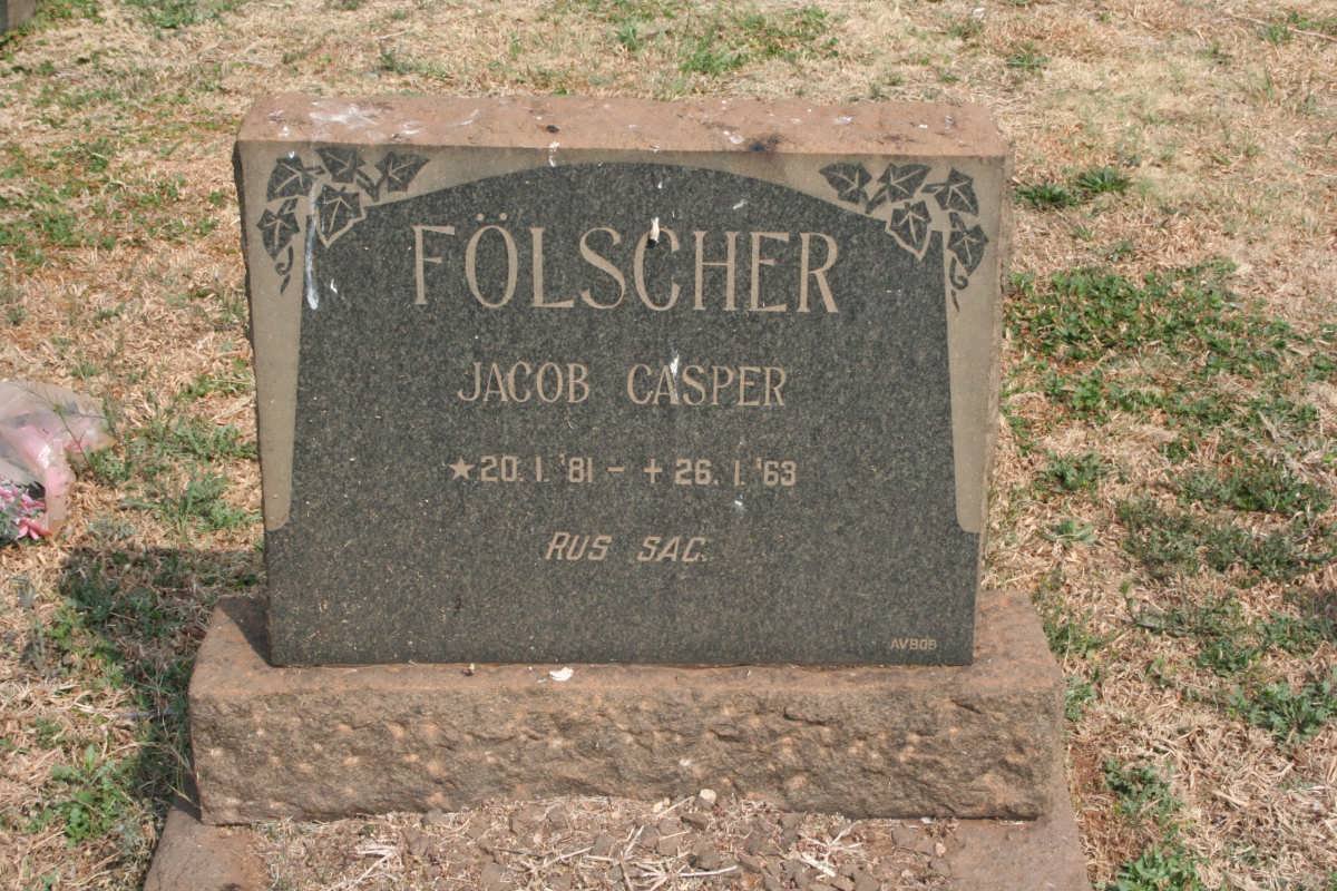 FÖLSCHER Jacob Casper 1881-1963