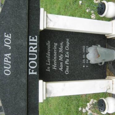 FOURIE Johannes Christoffel Krog 1942-2003