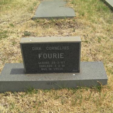 FOURIE Dirk Cornelius 1967-1991