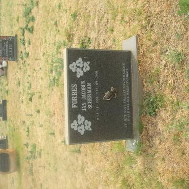 FORBES Jan Jacobus Sherman 1955-2000