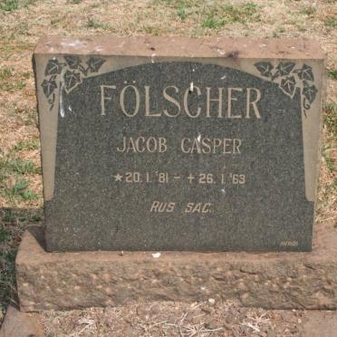 FÖLSCHER Jacob Casper 1881-1963