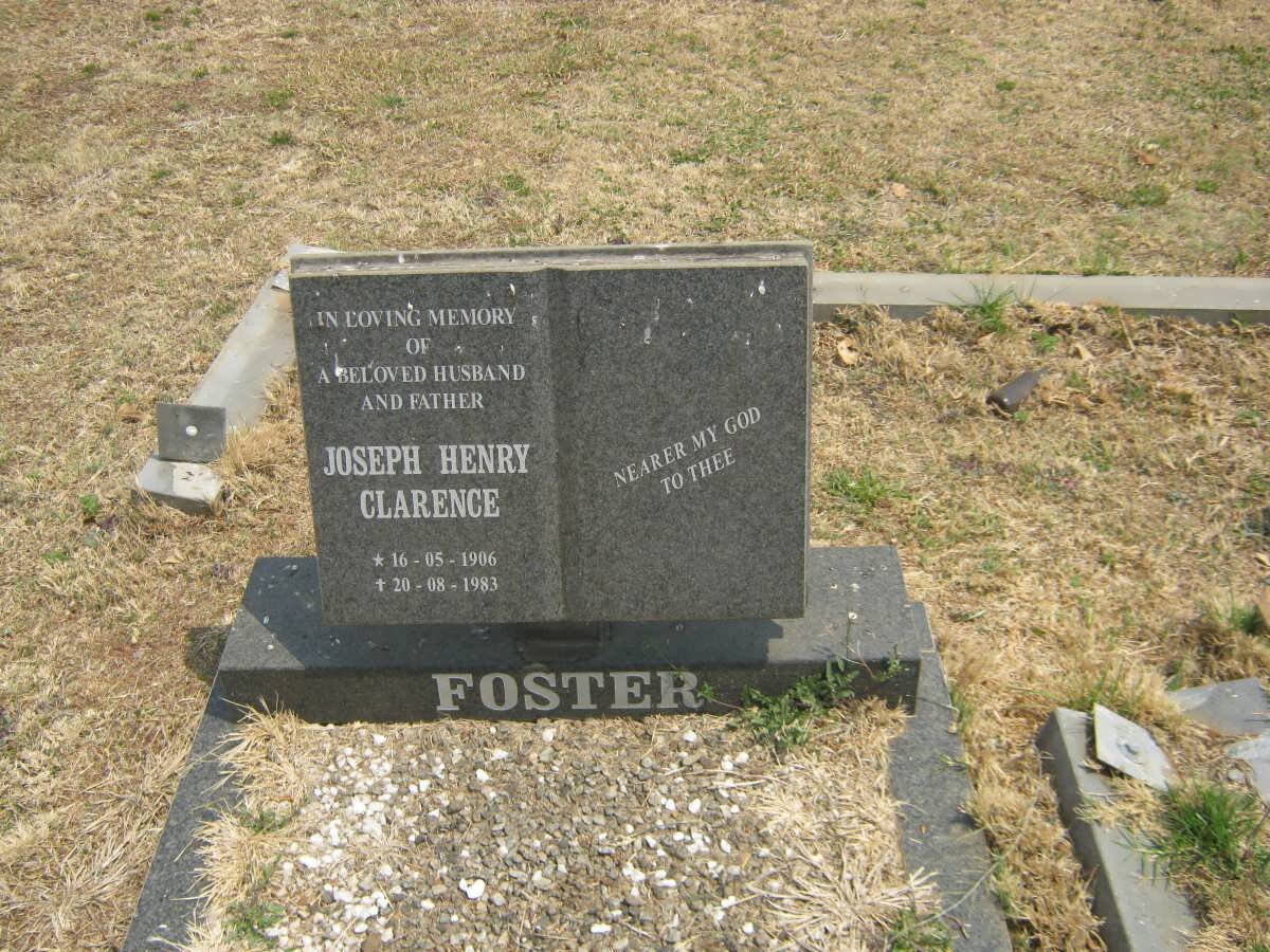 FOSTER Joseph Henry Clarence 1906-1983
