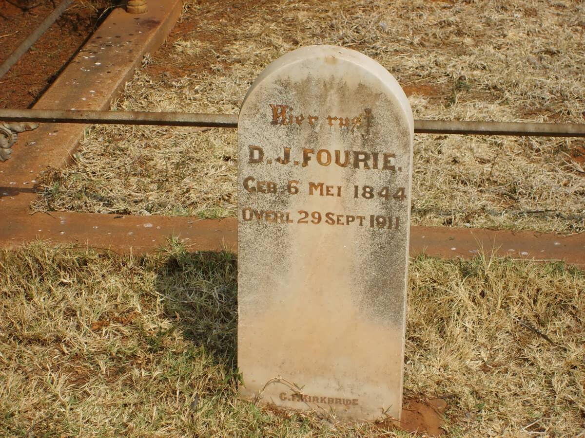 FOURIE D.J. 1844-1911