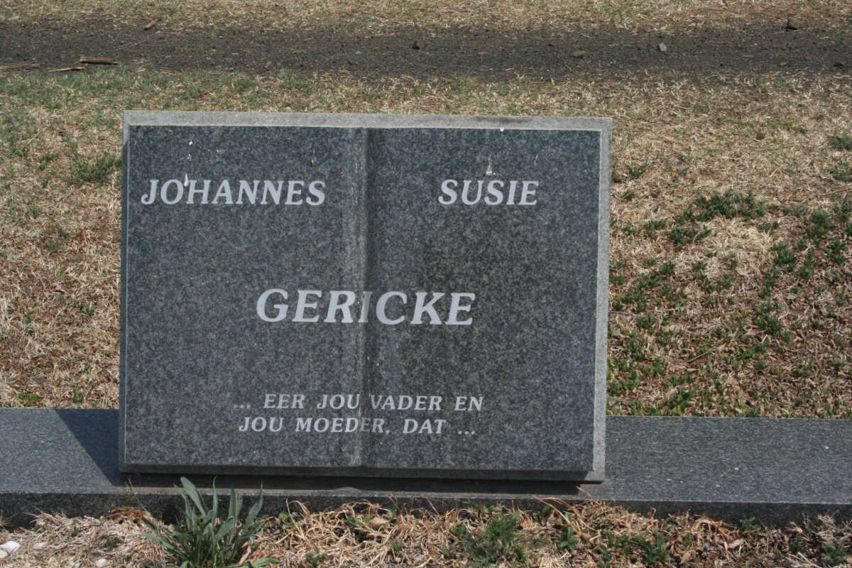 GERICKE Johannes &amp; Susie