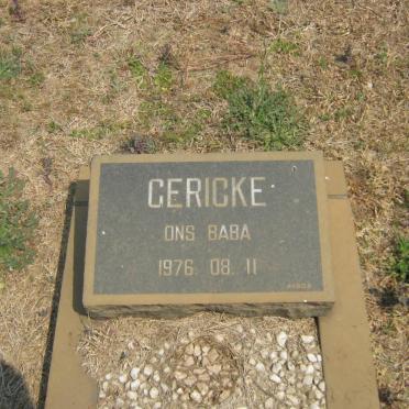 GERICKE Baba 1976-1976