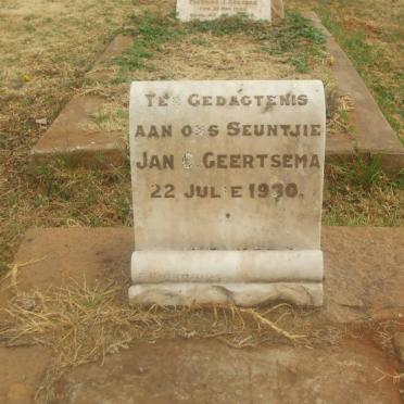 GEERTSEMA J.C. -1930