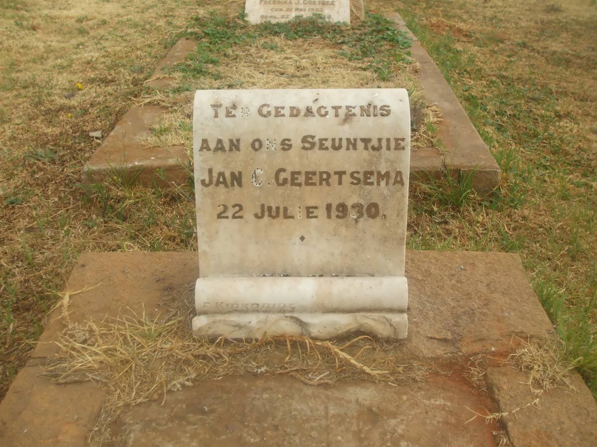 GEERTSEMA J.C. -1930